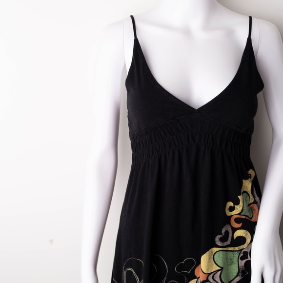 O’Neill | Black Dress with Floral Design | M - Picture 4 of 9